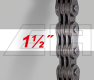 Flyer Chain 1 1/2" (38,1 mm)