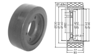 Support wheel complete