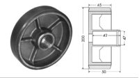 Support wheel