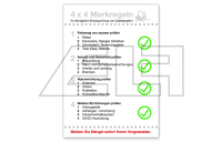 Aufkleber Merkregeln Gabelstapler I (VPE=5 Stk.)