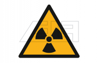 Warnung vor radioaktiven Stoffen oder ionisierenden Strahlen