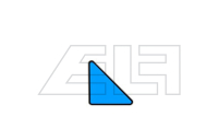 Decals triangle blue