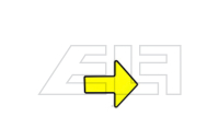 Decals arrow yellow