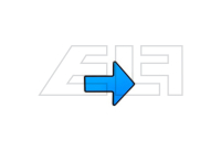 Decals arrow blue