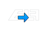 Decals arrow blue