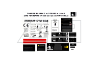 Control panel labels