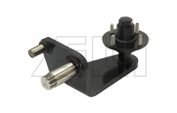 Steering axle incl. hub, bolt, bearing