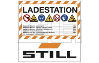 Aufkleber "Ladestation" Still