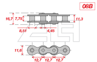 Single Roller Chain