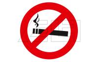 Sticker "no Smoking"