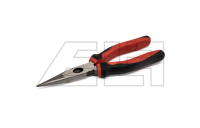 Flat round nose pliers, length: 200 mm