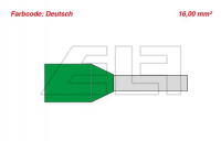 Kabelendhülsen-grün