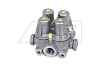 Four-circuit protection valve