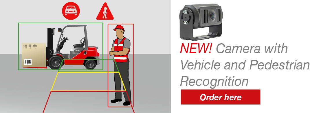 AI Camera with vehicle and pedestrian recognition