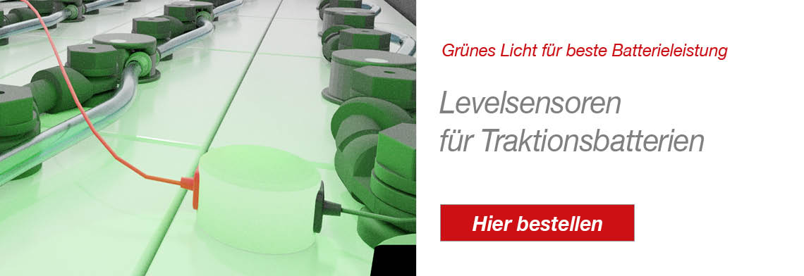 Levelsensoren für Gabelstapler-Traktionsbatterien 