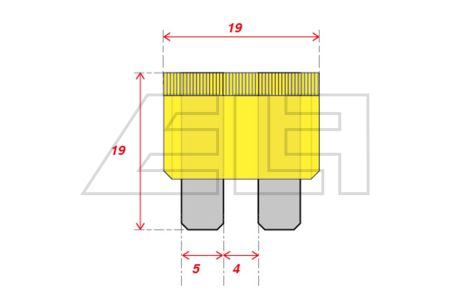 Stecksicherung 20A - 109981