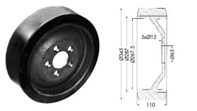 Drive wheel - 11861