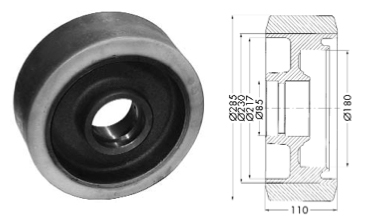 Support wheel - 11864