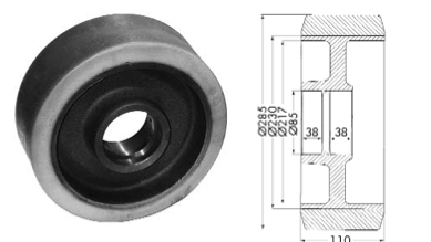 Support wheel - 11865