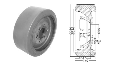 Drive wheel - 11866