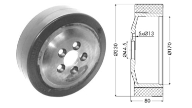 Drive wheel - 11938