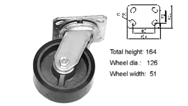 Support wheel complete - 11941