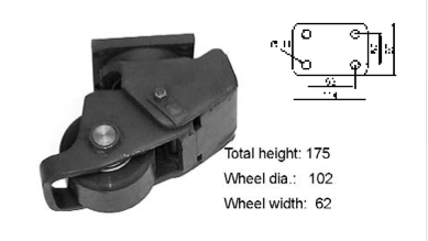 Support wheel complete - 11942