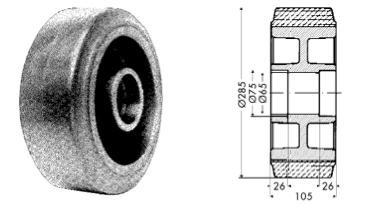 Support wheel - 11985