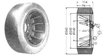 Drive wheel - 11989