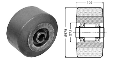 Support wheel - 11998
