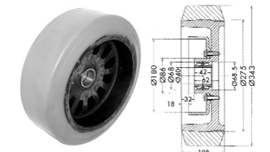 Support wheel - 12018