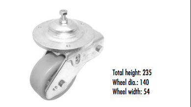 Support wheel complete - 12041