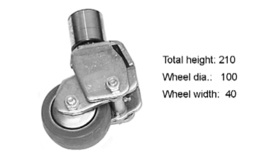 Support wheel complete - 12046