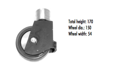 Support wheel complete - 12051
