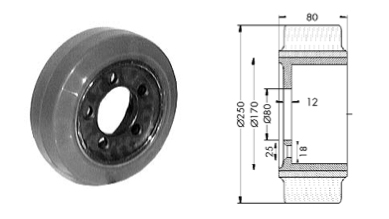 Drive wheel - 12115