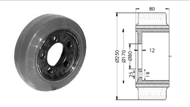 Drive wheel - 12116