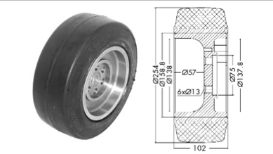 Drive wheel - 12128