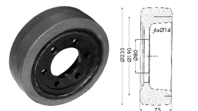 Drive wheel - 12141