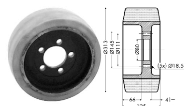 Drive wheel - 12149