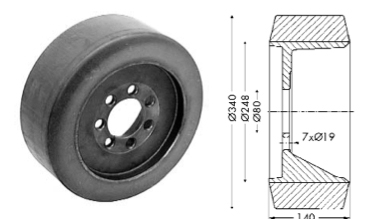 Drive wheel - 12153