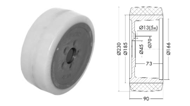 Drive wheel - 12159