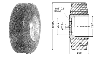 Support wheel - 12171
