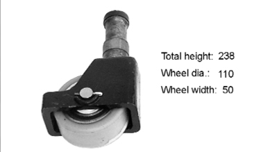 Support wheel complete - 12197