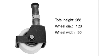 Support wheel complete - 12203