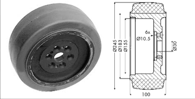Drive wheel - 12263