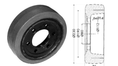 Drive wheel - 12272