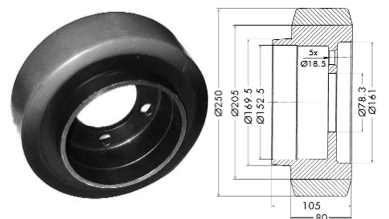 Drive wheel - 12273