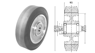 Support wheel - 12274