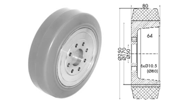 Drive wheel - 12275