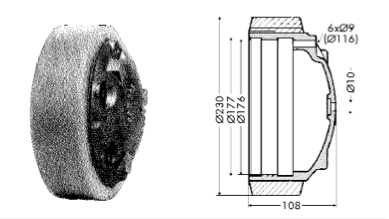 Drive wheel - 12280